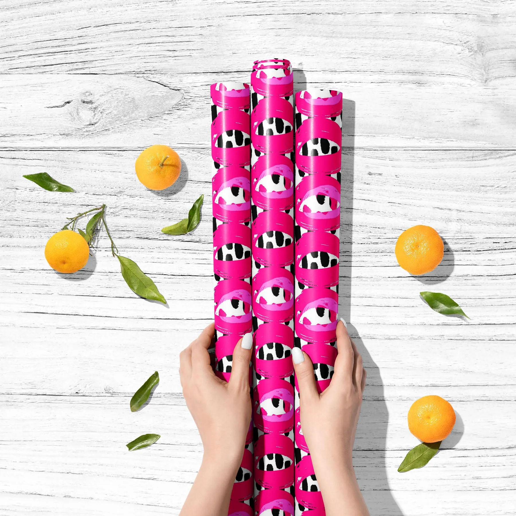 Abstract Brush Stroke D29 Art & Craft Gift Wrapping Paper