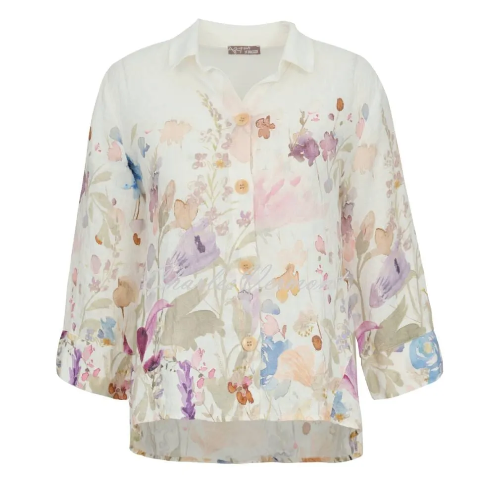 Dolcezza Floral Print Blouse - Style 23631