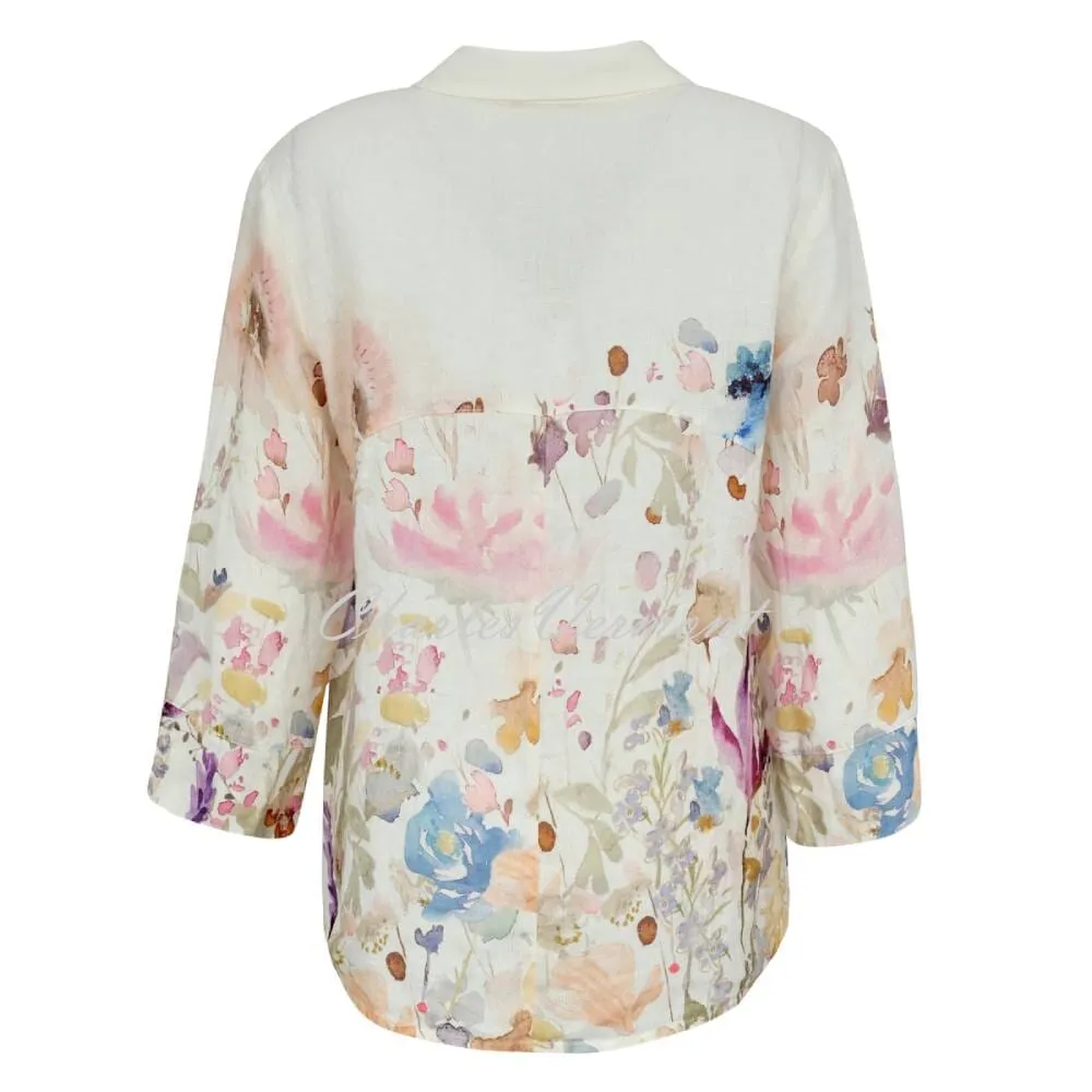 Dolcezza Floral Print Blouse - Style 23631