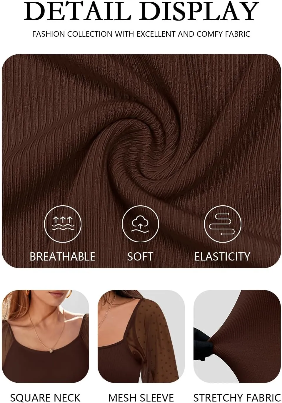 DOROSE Womens Mesh Long Sleeve Shirts Casual Blouses Tops