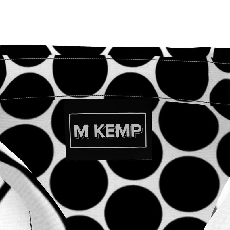 Macro Polka dots Mens Short Sleeve Shirts