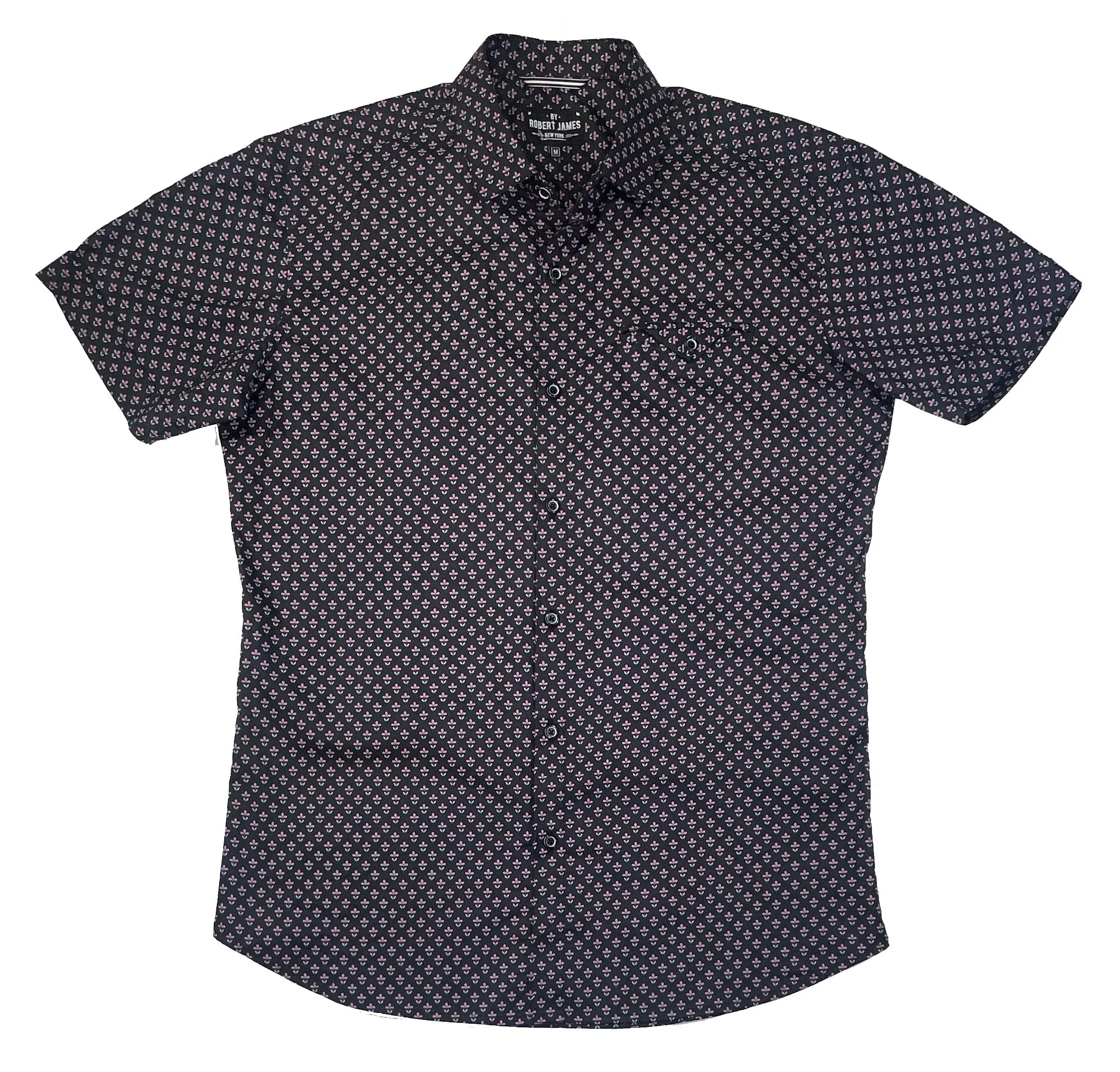 Matty SS -B // Japan Pink floral Motif Print - SMALL BATCH STYLE