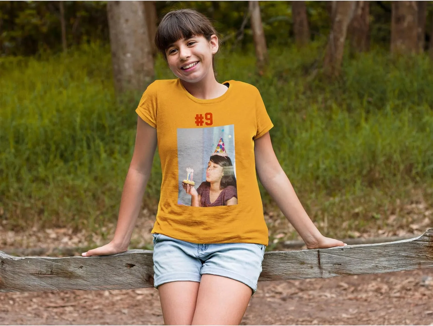 Personalized Youth T-Shirt for Kids Boys Girls - Custom Image & Text - Customized Front/Back Print - XS to X-Large - Colors