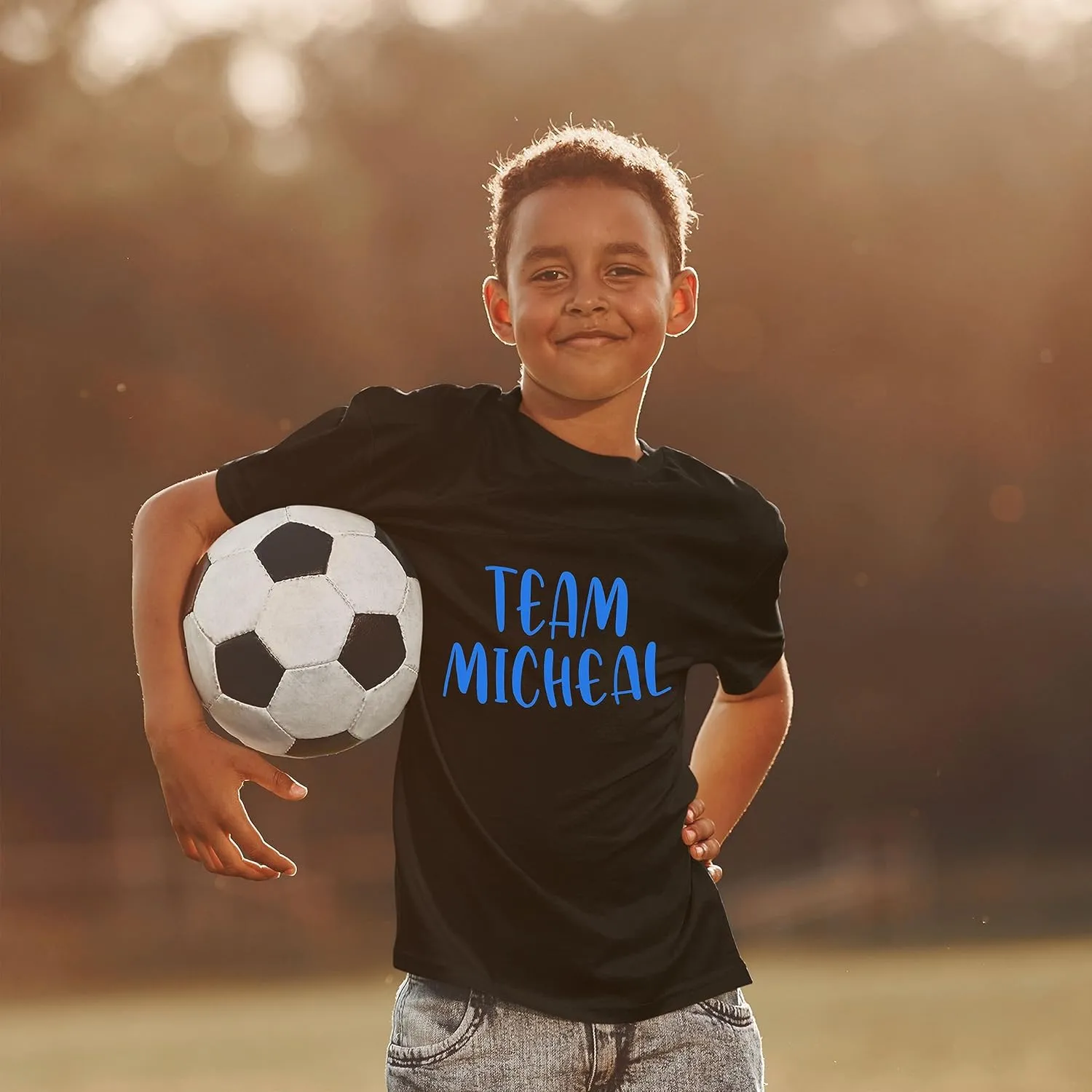 Personalized Youth T-Shirt for Kids Boys Girls - Custom Image & Text - Customized Front/Back Print - XS to X-Large - Colors