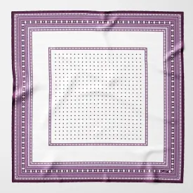 Pois - Silk Pocket Square - Lilac