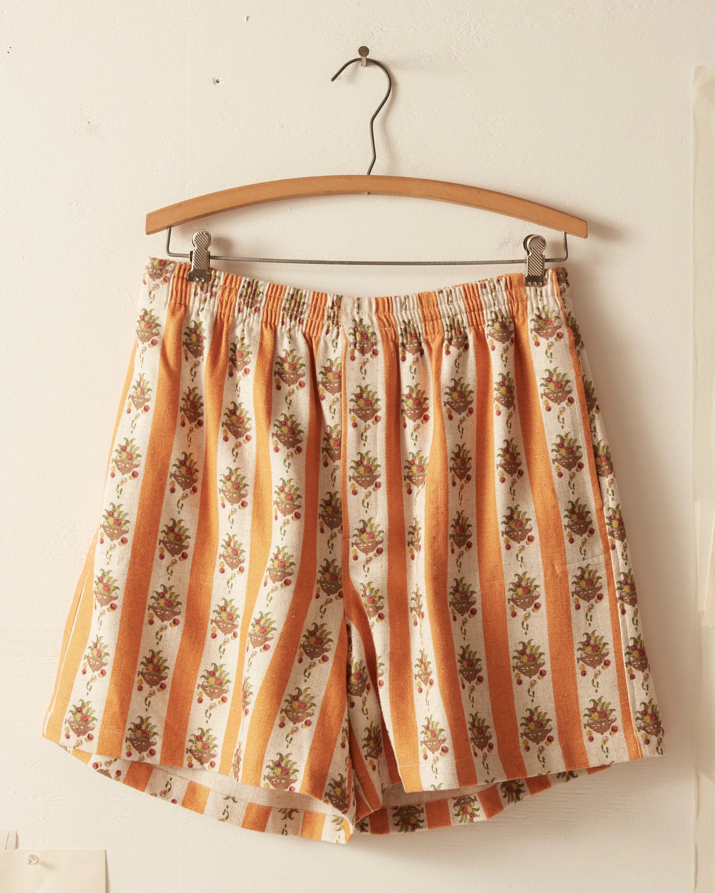 Striped Fruit Bowl Shorts