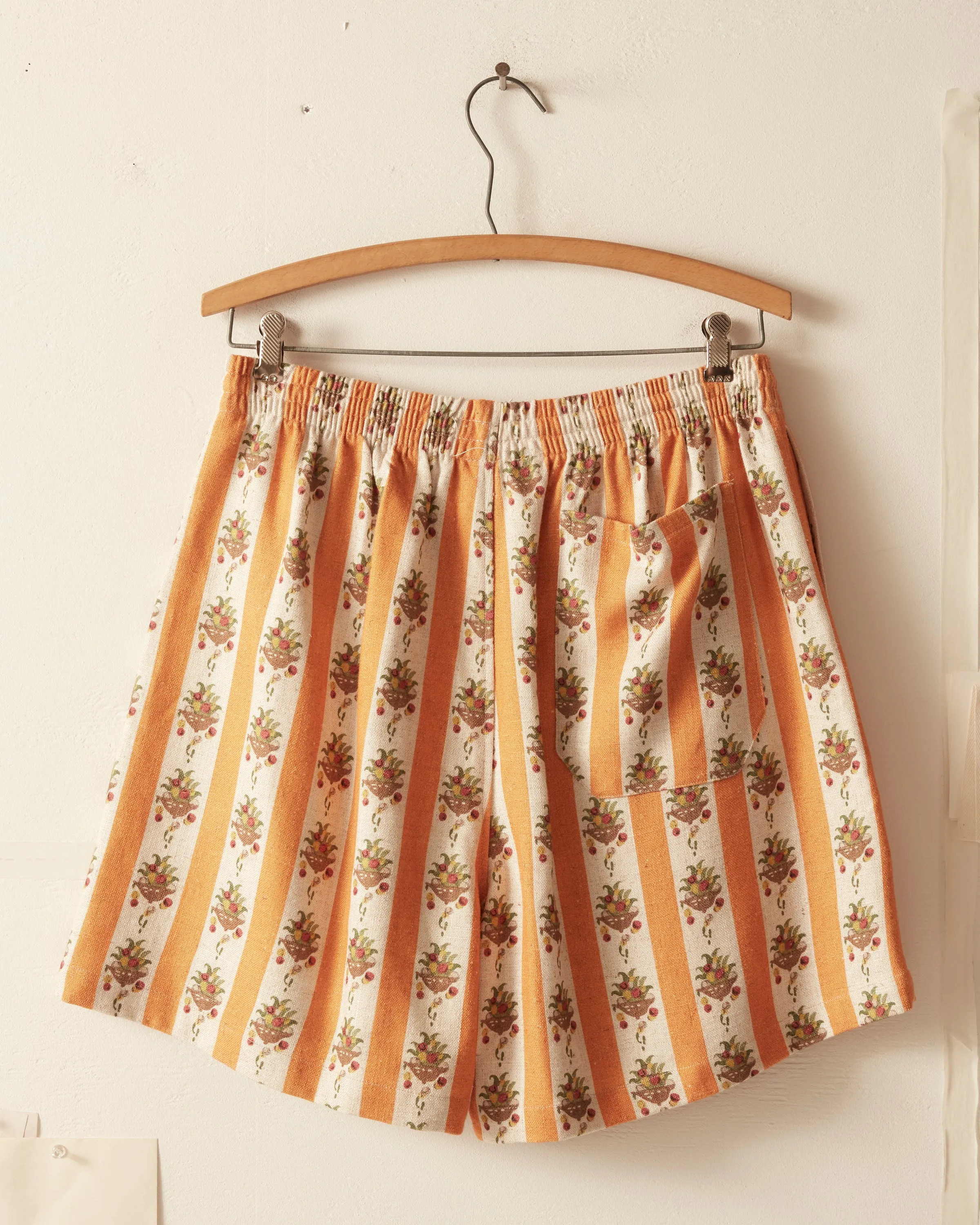 Striped Fruit Bowl Shorts