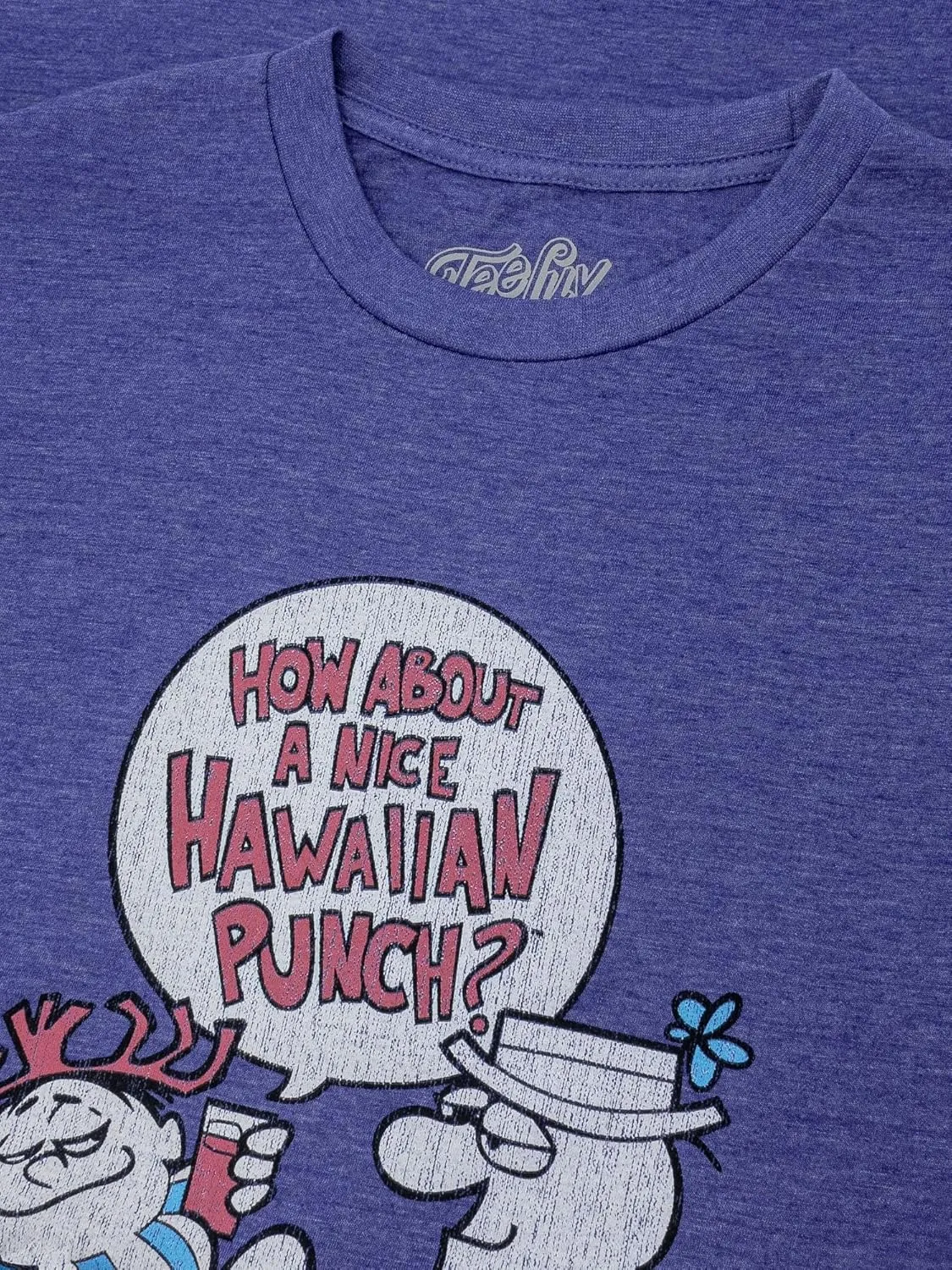 Tee Luv Men's How About A Nice Hawaiian Punch T-Shirt - Punchy and OAF Shirt