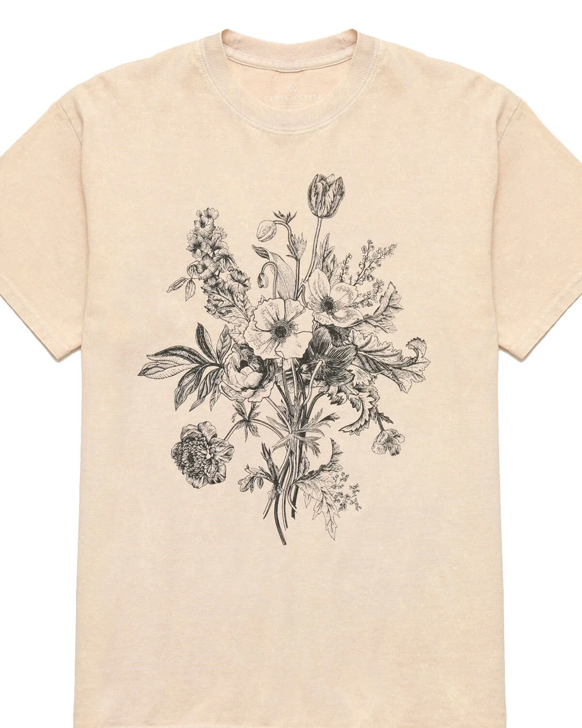 Wild Bouquet Distressed Graphic T-Shirt | XS-2XL